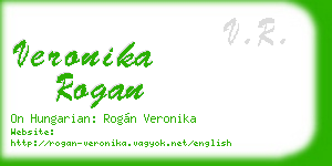 veronika rogan business card